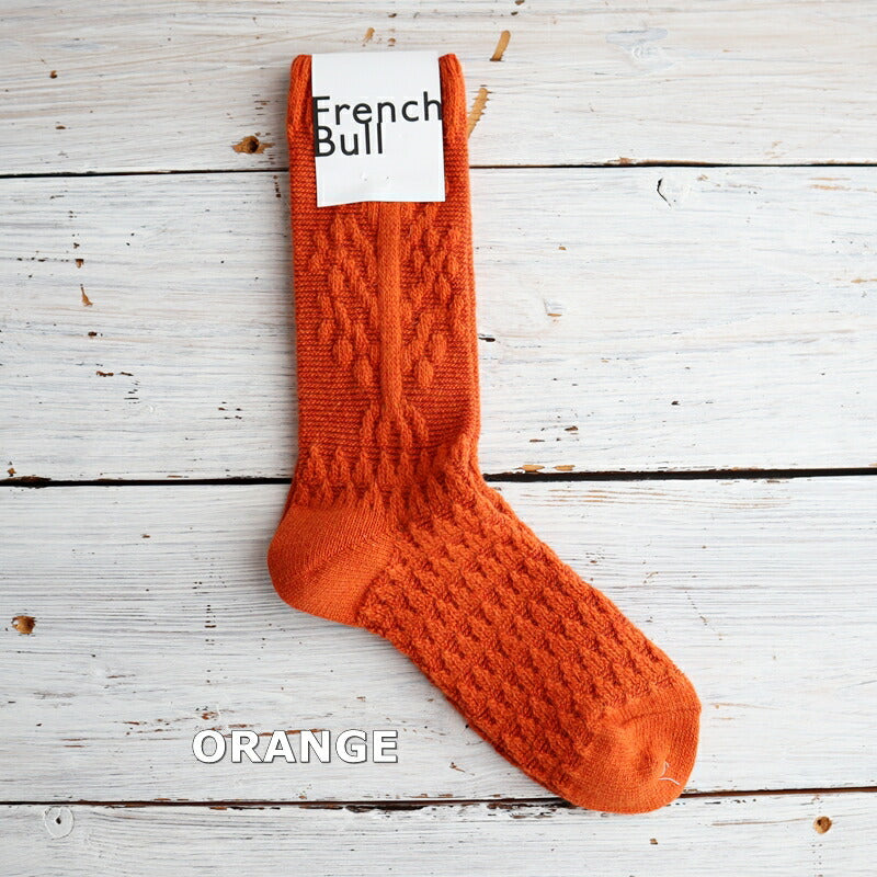 French Bull(フレンチブル)No.11-23270 アップルツリーソックス2023(3色)【2023-24年秋冬新作☆数量限定生産!】【りんごの木をイメージ アンゴラ 厚手 リバイバル限定色】