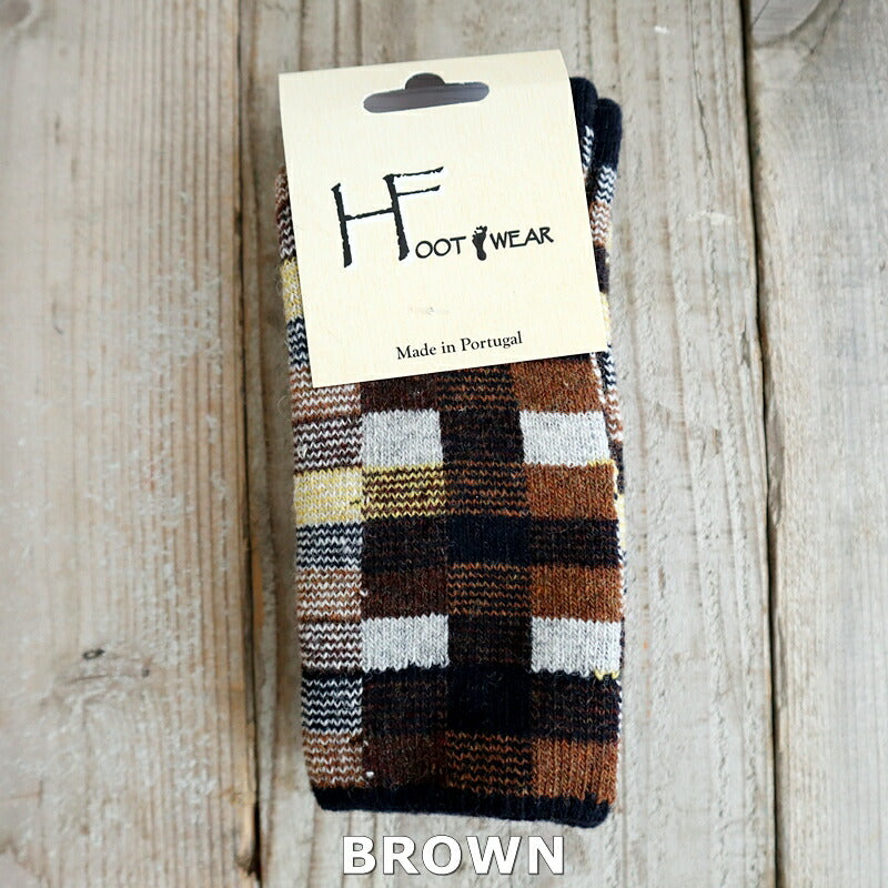 H FOOTWEAR(エイチフットウェア) "ALREQUIN(アルルカン)" ウールソックス(3色)【MADE IN PORTUGAL ポルトガル製】【ウール 肉厚 暖か 冷えとり 防寒】【レディース メンズ ユニセックス】