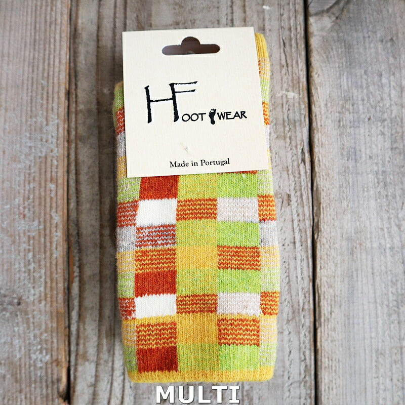 H FOOTWEAR(エイチフットウェア) "ALREQUIN(アルルカン)" ウールソックス(3色)【MADE IN PORTUGAL ポルトガル製】【ウール 肉厚 暖か 冷えとり 防寒】【レディース メンズ ユニセックス】