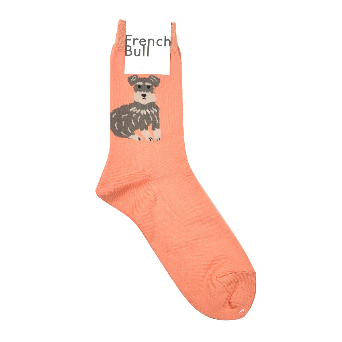French Bull フレンチブル No.11-26105 ボンジュールソックス(4色) 2026年春夏新作 宴 レディース 靴下 Bonjour シュナウザー エジプト綿 程よい薄さ 日本製【追跡メール便送料無料】