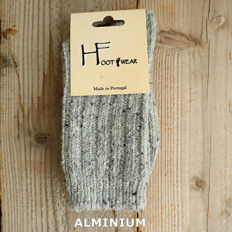 H FOOTWEAR(エイチフットウェア) "CHAUVE(ショーブ)"ウールネップソックス(8色)【MADE IN PORTUGAL ポルトガル製】【ウール 肉厚 暖か 防寒】【レディース メンズ ユニセックス】