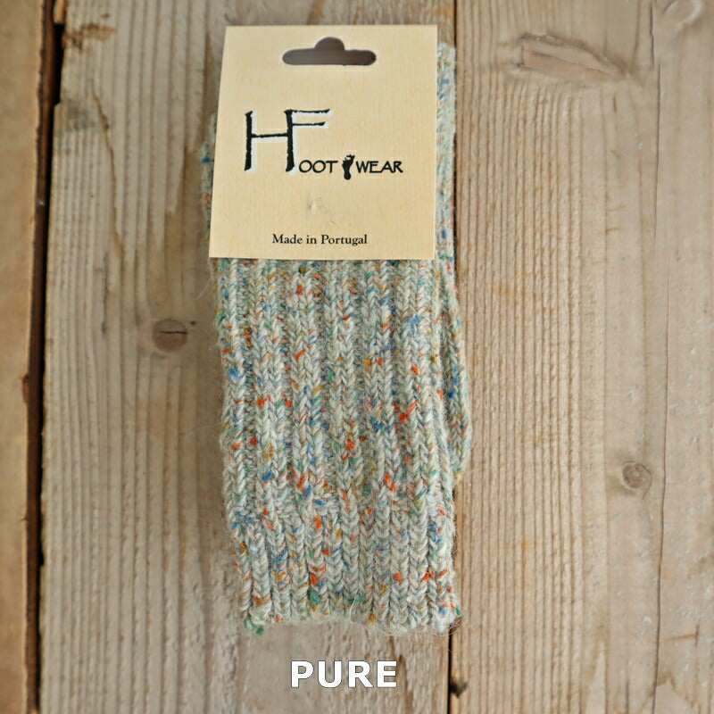 H FOOTWEAR(エイチフットウェア) "CHAUVE(ショーブ)"ウールネップソックス(8色)【MADE IN PORTUGAL ポルトガル製】【ウール 肉厚 暖か 防寒】【レディース メンズ ユニセックス】