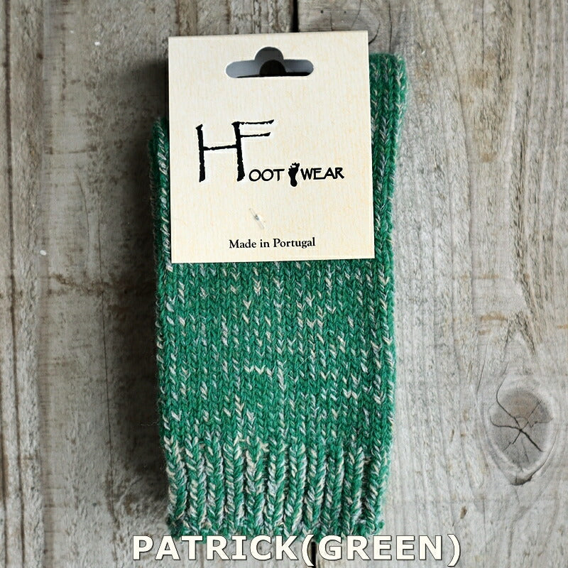 H FOOTWEAR(エイチフットウェア) "CHINE(チャイン)" ウールミックス ソックス(8色)【MADE IN PORTUGAL ポルトガル製】【肉厚 チクチクしにくい 防寒】【レディース メンズ ユニセックス】