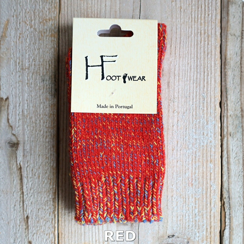 H FOOTWEAR(エイチフットウェア) "CHINE(チャイン)" ウールミックス ソックス(8色)【MADE IN PORTUGAL ポルトガル製】【肉厚 チクチクしにくい 防寒】【レディース メンズ ユニセックス】