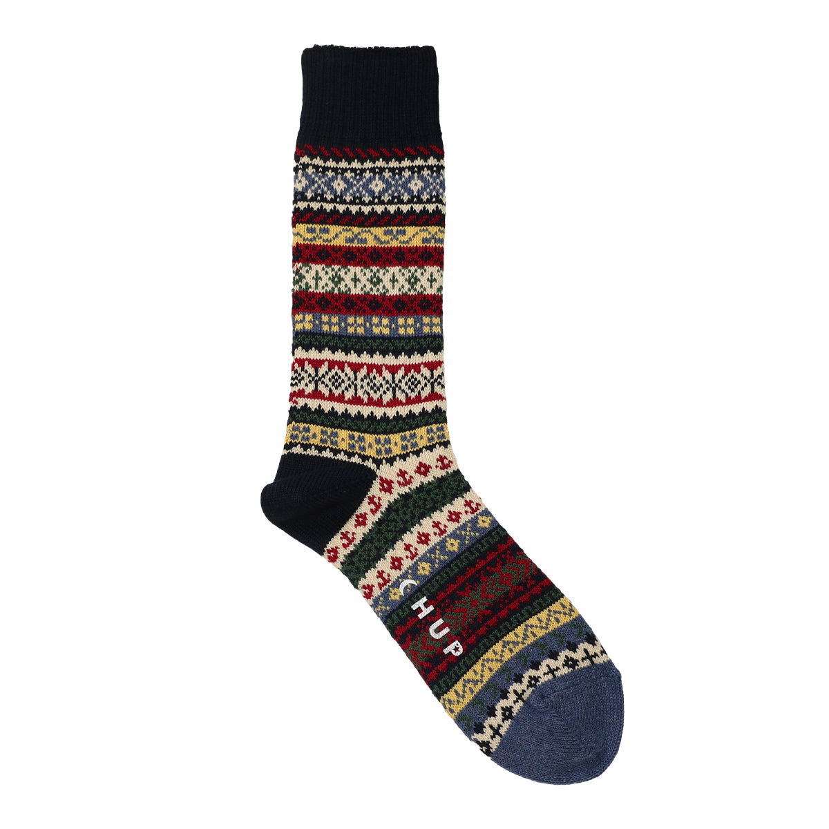 CHUP(チュプ) "COTSWOLDS(コッツウォルズ)" ソックス(4色×2サイズ) 【2025-26年秋冬☆数量限定生産 日本製 再入荷無し 丈夫 適度な厚み フェアアイル柄 ノルディック柄 ナバホ柄】