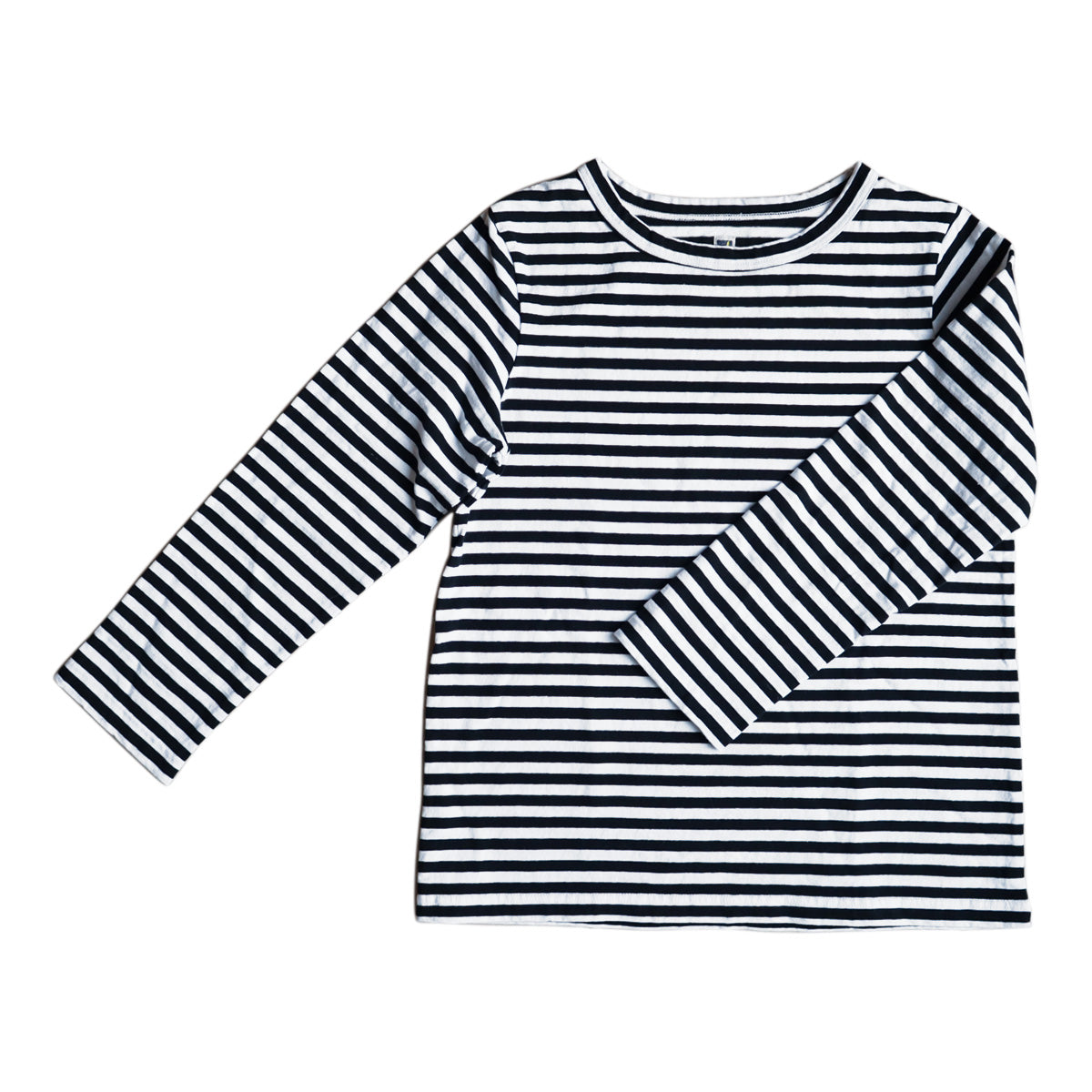 DANA FANEUIL(ダナファヌル) ムラ糸ボーダー 長袖Tシャツ D-5822401(2色×2サイズ)【コットンTシャツ レディース 高品質 日本製】