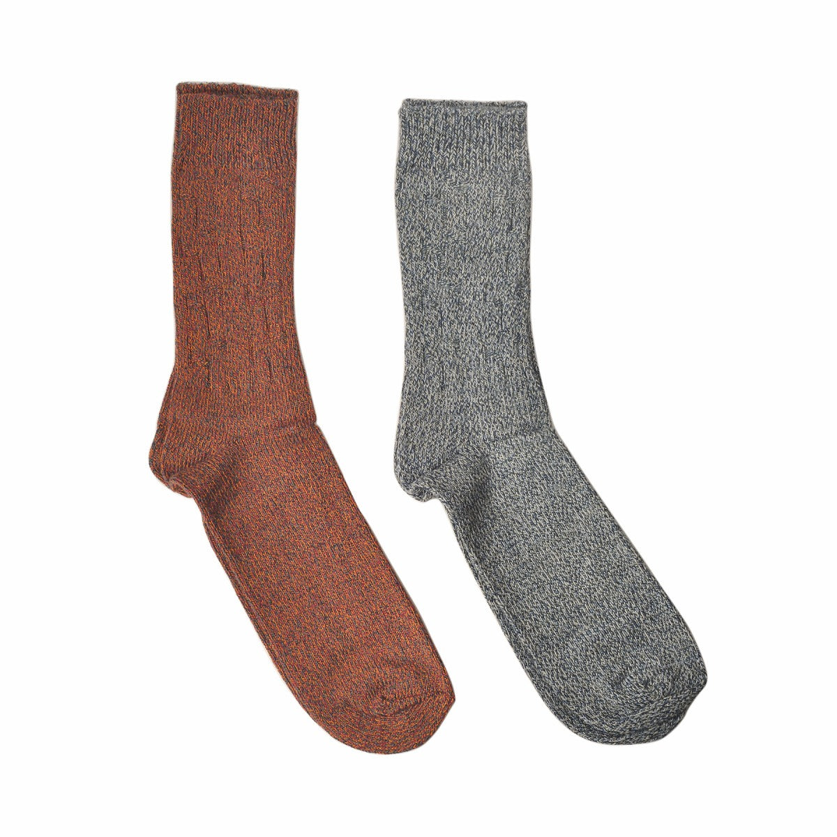 DEMOCRATIQUE SOCKS(デモクラティックソックス)クルーソックス靴下 "CABLE KNIT SPERMELANGE" from Denmark Copenhagen【ユニセックス/メンズ】【ショートソックス】
