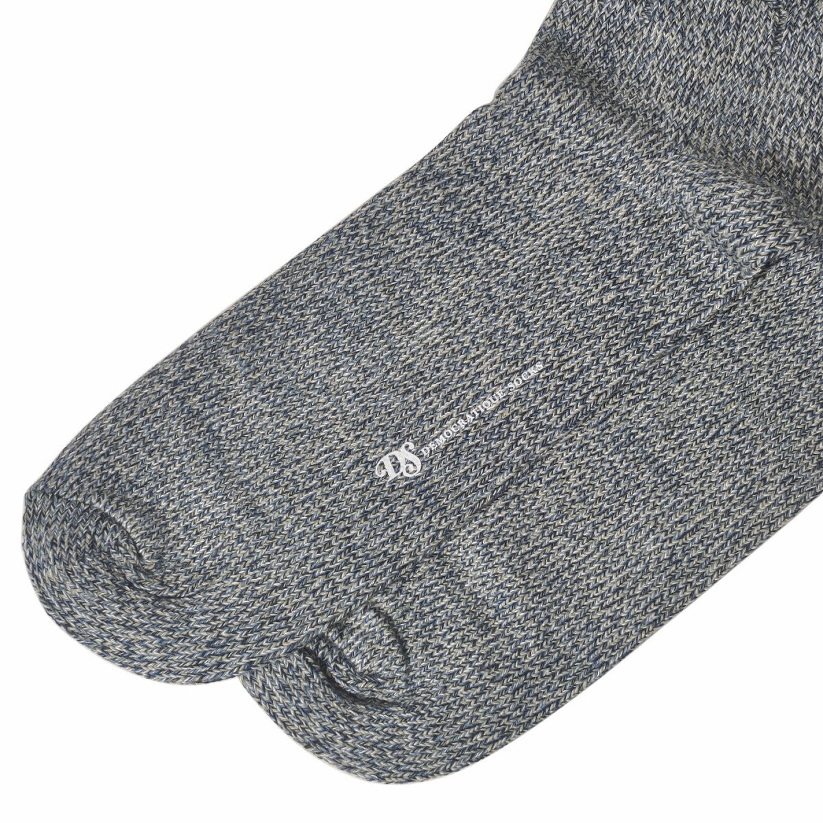 DEMOCRATIQUE SOCKS(デモクラティックソックス)クルーソックス靴下 "CABLE KNIT SPERMELANGE" from Denmark Copenhagen【ユニセックス/メンズ】【ショートソックス】