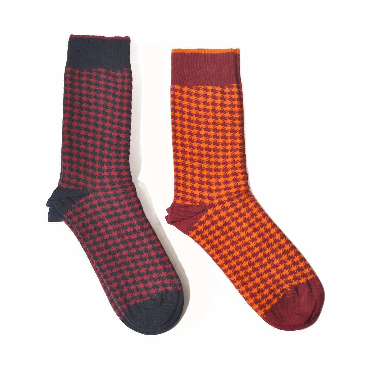 DEMOCRATIQUE SOCKS(デモクラティックソックス)クルーソックス千鳥格子柄靴下 "HOUNDSTOOTH" from Denmark Copenhagen【ユニセックス/メンズ】【ショートソックス】