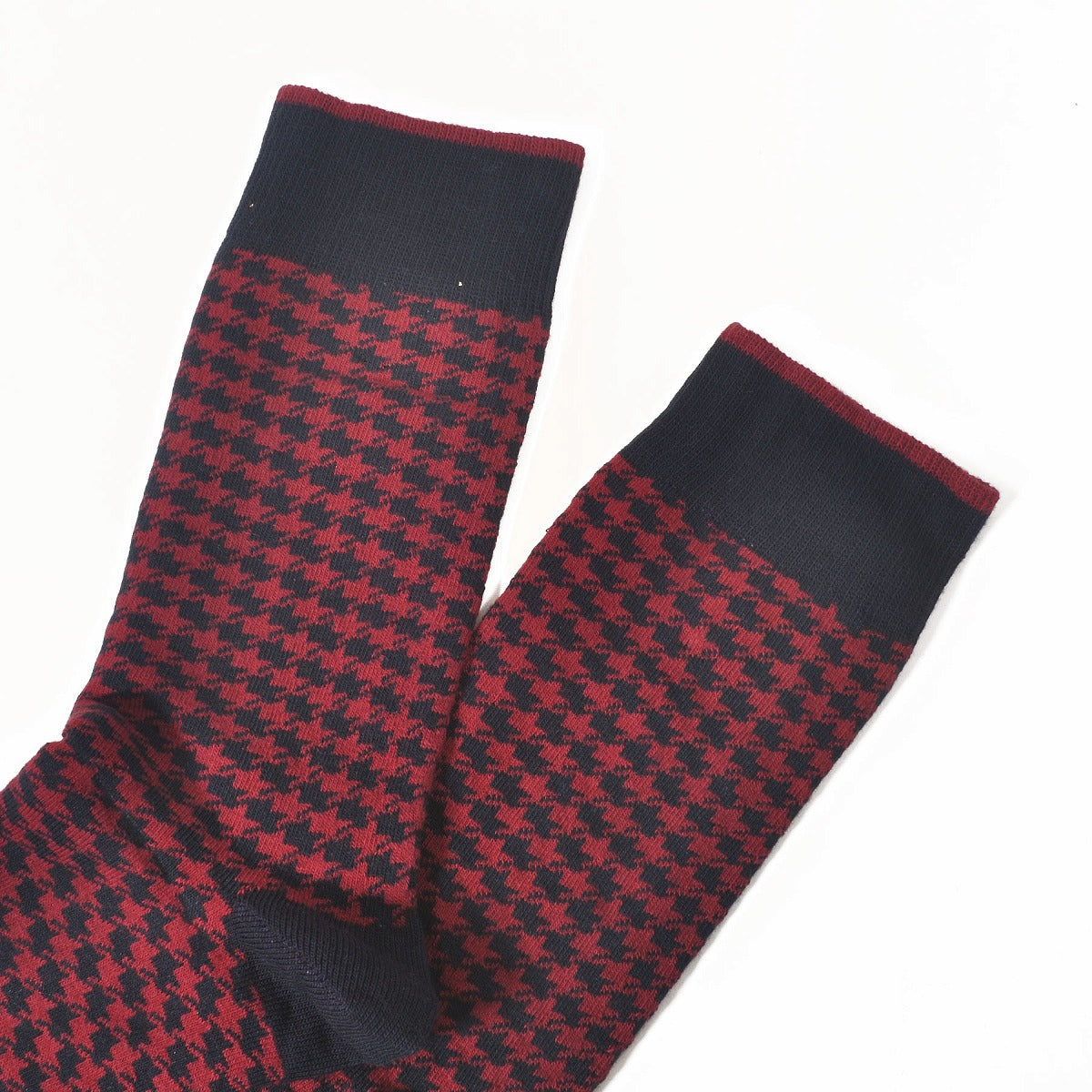 DEMOCRATIQUE SOCKS(デモクラティックソックス)クルーソックス千鳥格子柄靴下 "HOUNDSTOOTH" from Denmark Copenhagen【ユニセックス/メンズ】【ショートソックス】