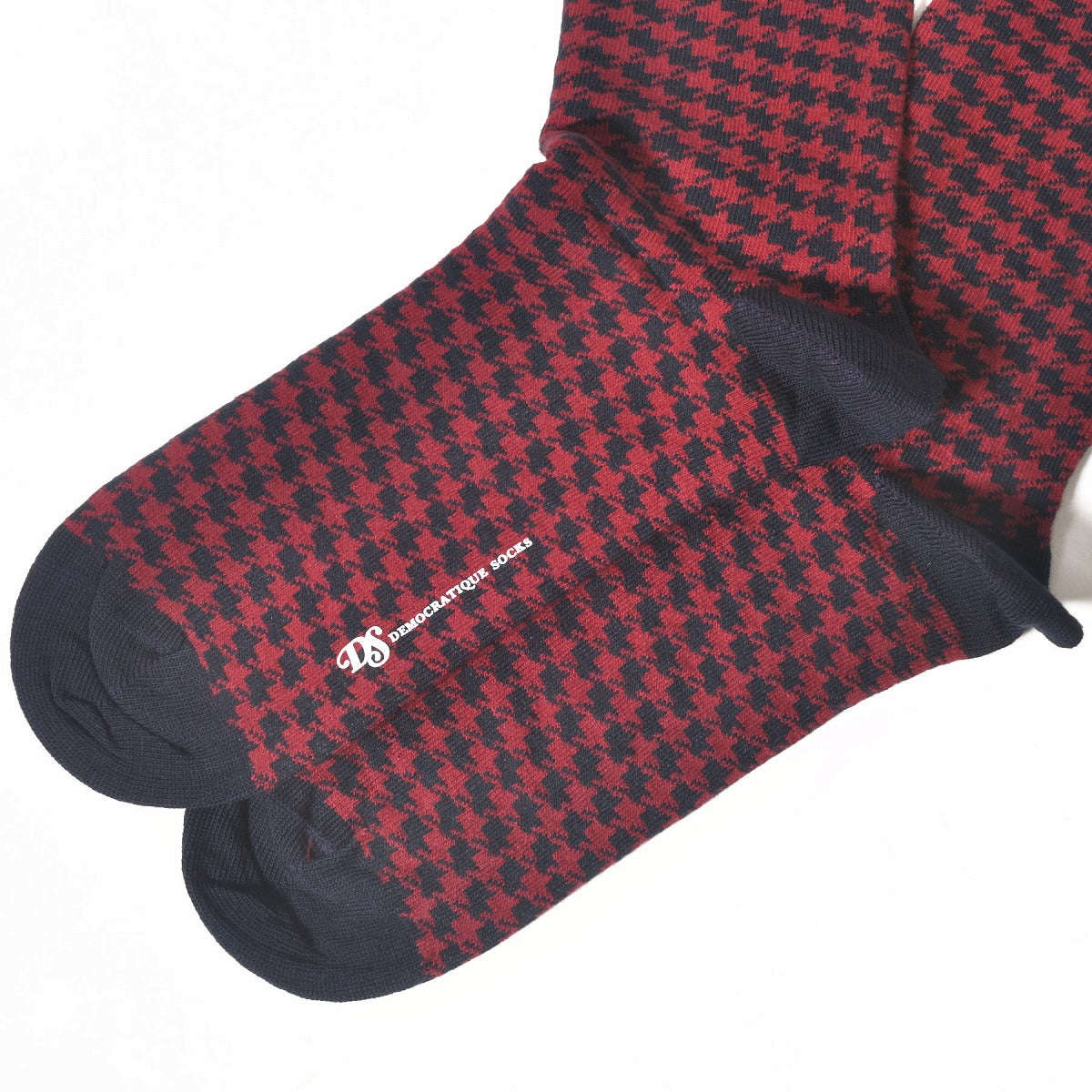 DEMOCRATIQUE SOCKS(デモクラティックソックス)クルーソックス千鳥格子柄靴下 "HOUNDSTOOTH" from Denmark Copenhagen【ユニセックス/メンズ】【ショートソックス】