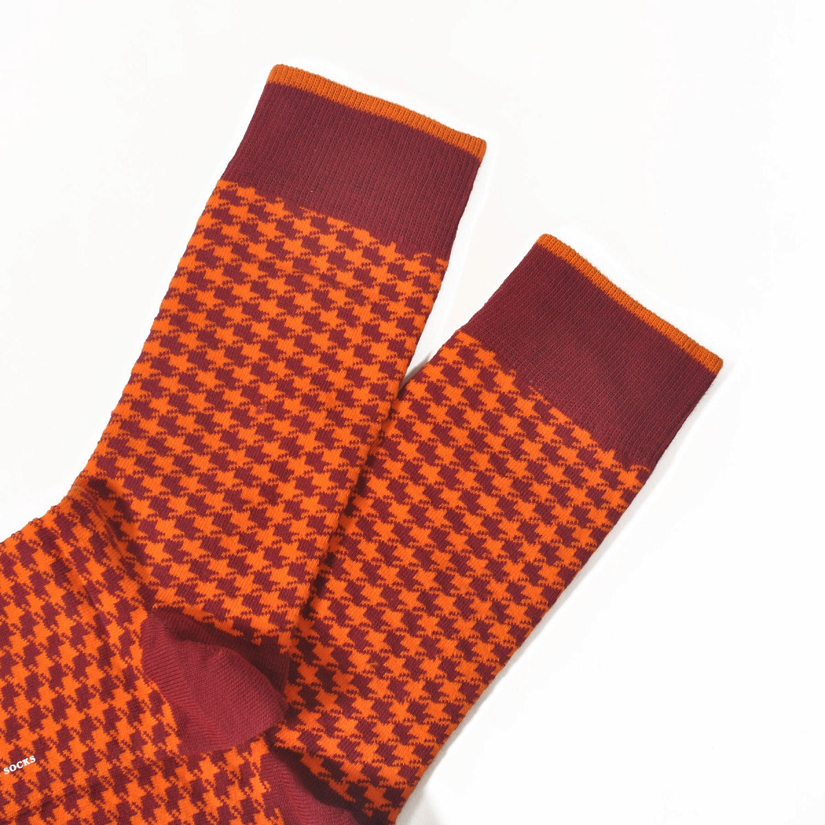 DEMOCRATIQUE SOCKS(デモクラティックソックス)クルーソックス千鳥格子柄靴下 "HOUNDSTOOTH" from Denmark Copenhagen【ユニセックス/メンズ】【ショートソックス】