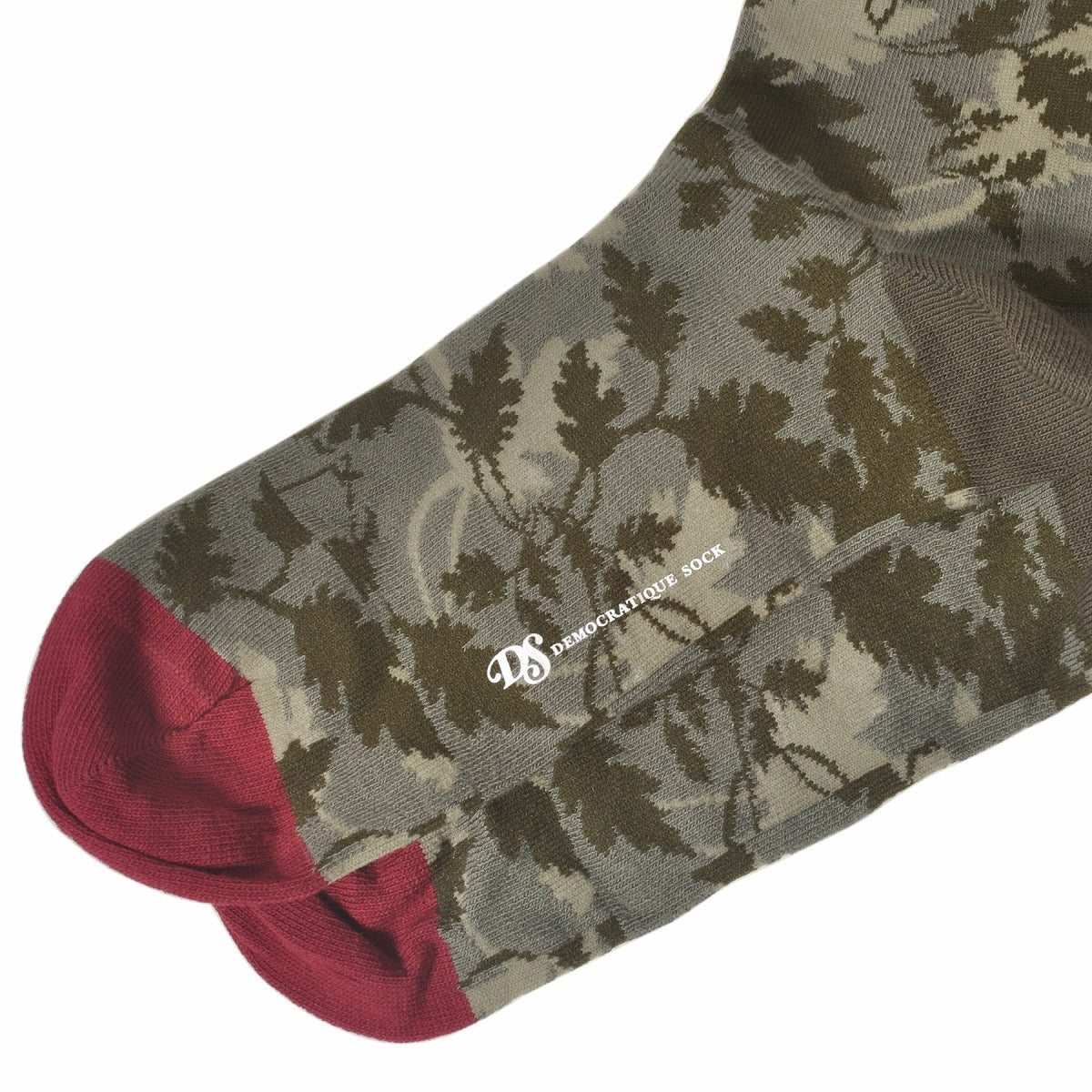 DEMOCRATIQUE SOCKS(デモクラティックソックス)クルーソックス カモフラ迷彩柄靴下 "LEAVES CAMO" from Denmark Copenhagen【ユニセックス/メンズ】【ショートソックス】