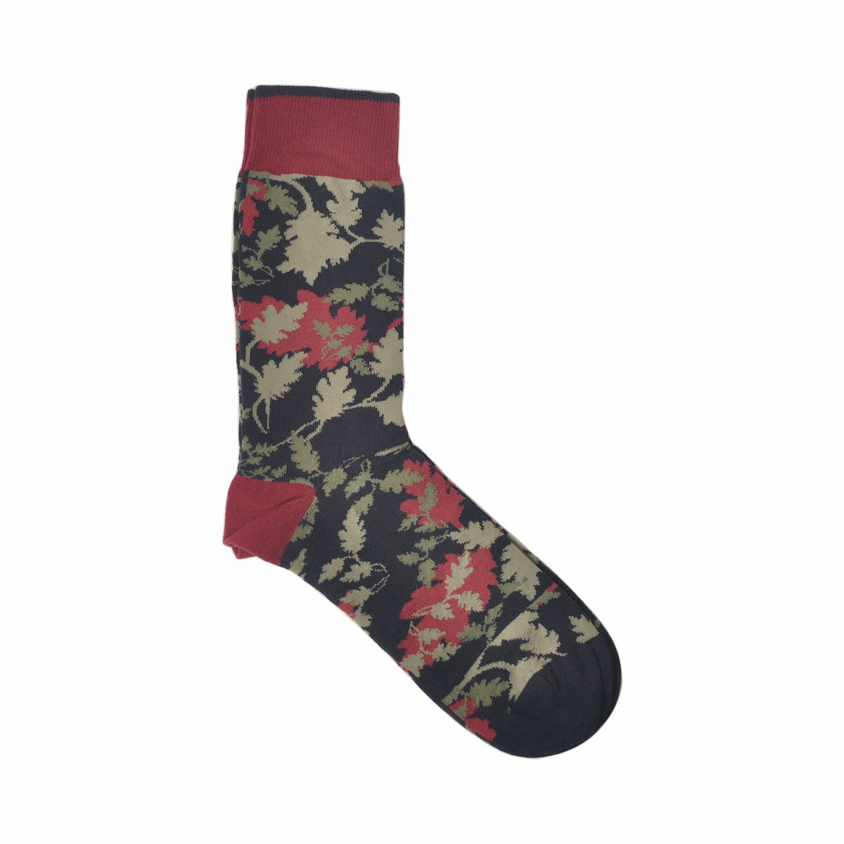 DEMOCRATIQUE SOCKS(デモクラティックソックス)クルーソックス カモフラ迷彩柄靴下 "LEAVES CAMO" from Denmark Copenhagen【ユニセックス/メンズ】【ショートソックス】