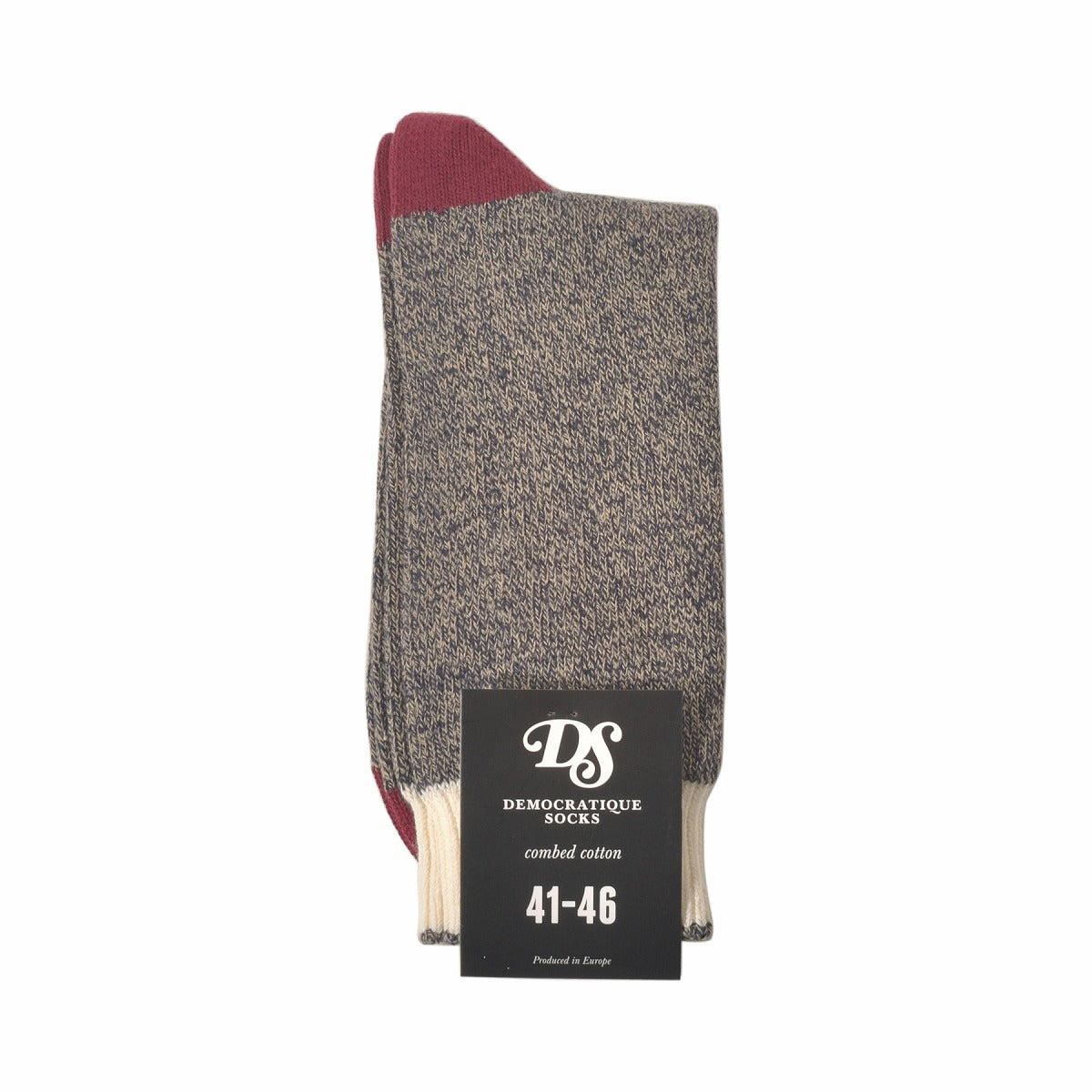 DEMOCRATIQUE SOCKS(デモクラティックソックス)クルーソックス靴下 "RELAX MELANGE CONTRAST" from Denmark Copenhagen【ユニセックス/メンズ】【ショートソックス】