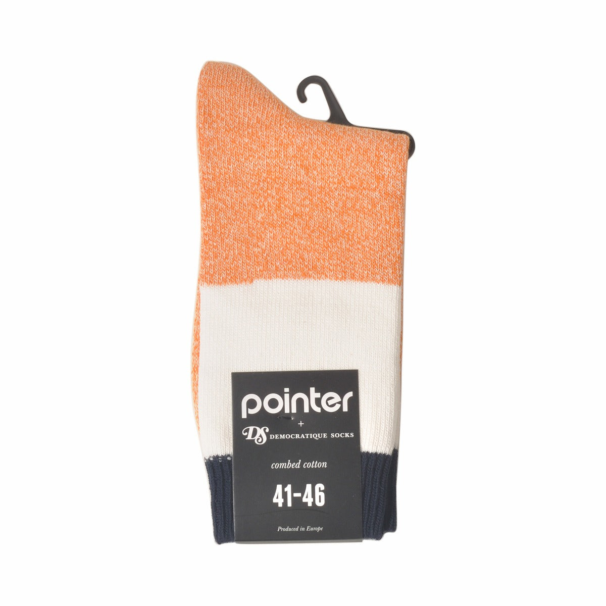 DEMOCRATIQUE SOCKS x POINTER FOOTWEAR(デモクラティックソックスxポインターフットウェア)クルーソックス靴下 "RELAX BLOCK" from Denmark Copenhagen【ユニセックス/メンズ】【コラボ ショートソックス】