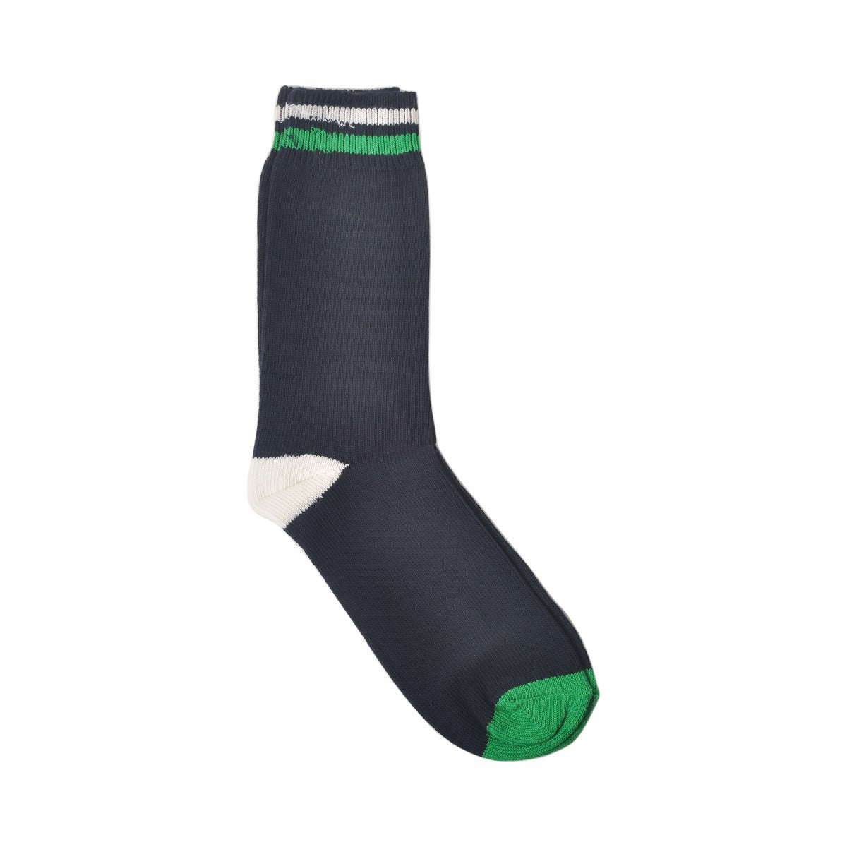 DEMOCRATIQUE SOCKS(デモクラティックソックス)クルーソックス靴下 "RELAX TWO STRIPE" from Denmark Copenhagen【ユニセックス/メンズ】【ショートソックス】