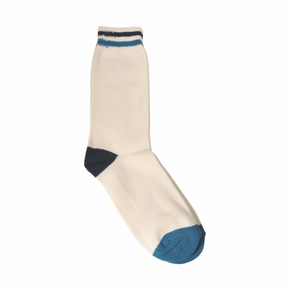 DEMOCRATIQUE SOCKS(デモクラティックソックス)クルーソックス靴下 "RELAX TWO STRIPE" from Denmark Copenhagen【ユニセックス/メンズ】【ショートソックス】
