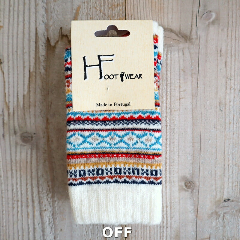 H FOOTWEAR(エイチフットウェア) "FAIR ISLE(フェアアイル)" ウールソックス(8色)【MADE IN PORTUGAL ポルトガル製】【ウール 肉厚 暖か 冷えとり 防寒】【レディース メンズ ユニセックス】