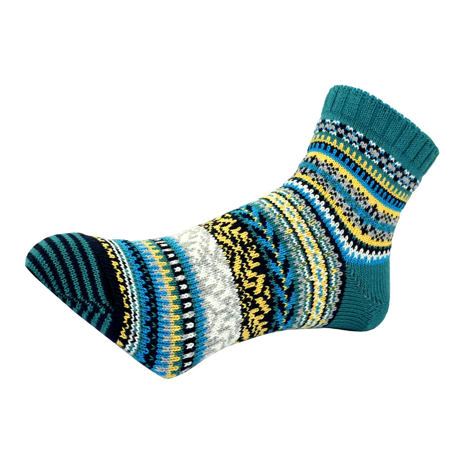 CHUP(チュプ) "HELGEN(ヘルゲン)" ソックス(3色×2サイズ) 2026年春夏 数量限定生産 日本製 再入荷無し 丈夫 適度な厚み オーガニックコットン 中厚ソックス フェアアイル柄 ノルディック柄 ナバホ柄【追跡メール便送料無料】