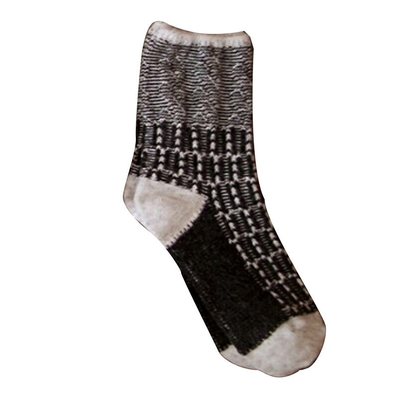 Put on socks(プットオンソックス)"Braid" ブレイド ウールジャガードソックス(6 COLOR)【2024-25年秋冬☆数量限定生産!】【メリノウール コットンスラブ 暖か】【日本製】