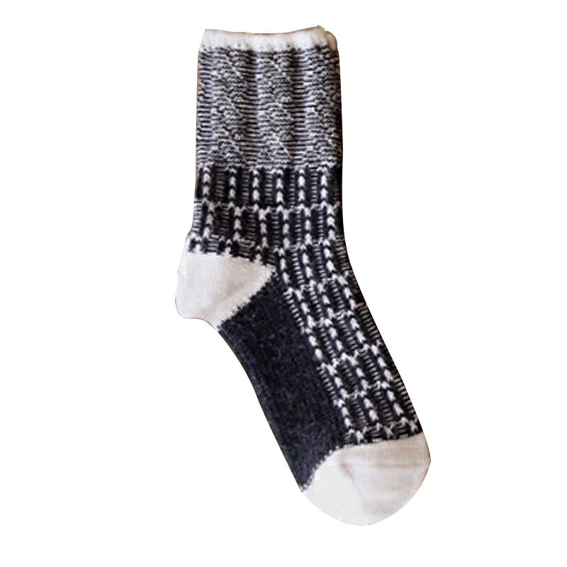 Put on socks(プットオンソックス)"Braid" ブレイド ウールジャガードソックス(6 COLOR)【2024-25年秋冬☆数量限定生産!】【メリノウール コットンスラブ 暖か】【日本製】