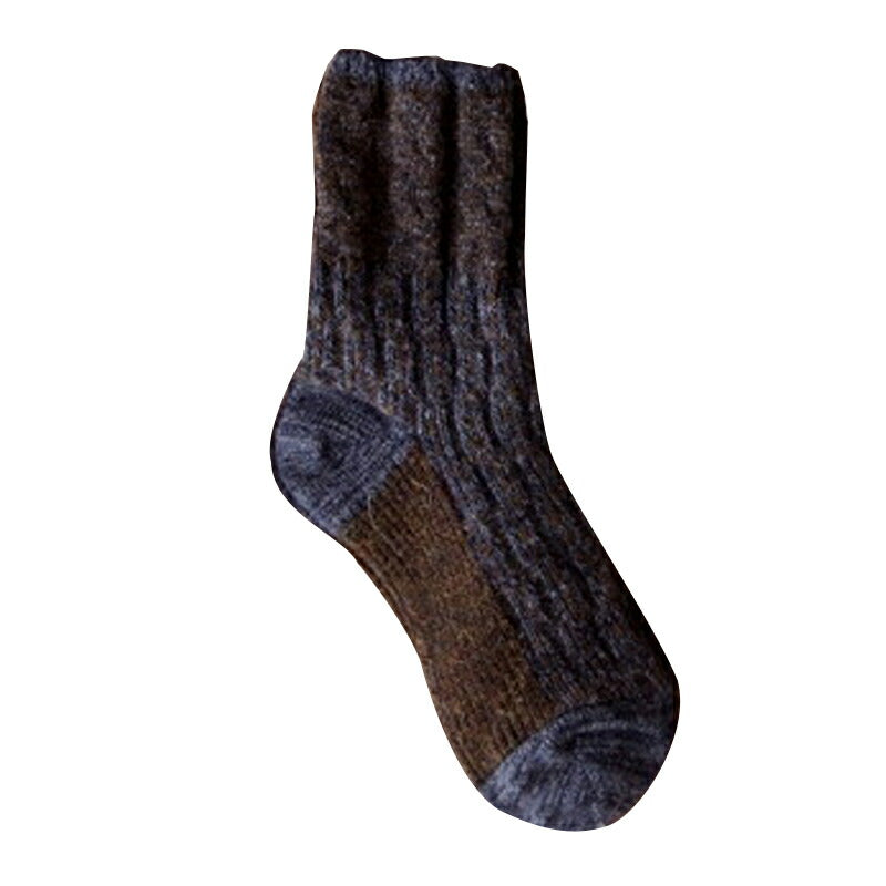 Put on socks(プットオンソックス)"Braid" ブレイド ウールジャガードソックス(6 COLOR)【2024-25年秋冬☆数量限定生産!】【メリノウール コットンスラブ 暖か】【日本製】