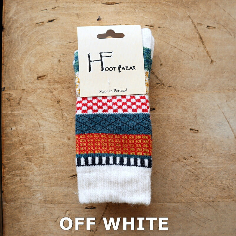 H FOOTWEAR(エイチフットウェア) -LABYRINTHE- ラビリンス ウールソックス(2色)【ポルトガル製】【ウール チクチクしにくい 肉厚 冷えとり 防寒】【レディース メンズ ユニセックス】