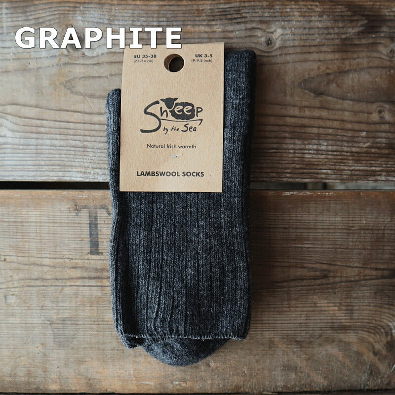 SHEEP BY THE SEA(シープバイザシー) LAMBSWOOL SOCKS ラムズウールソックス(3色)【少量入荷! ポーランド製 Made in Poland 暖かい 防寒 正規品】