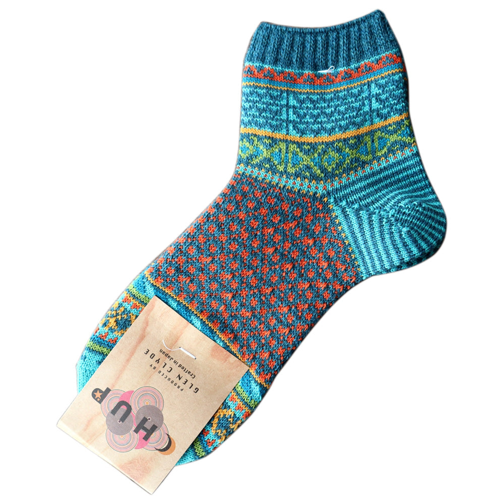 CHUP(チュプ)"LANDSKAP(ランドスカップ)"フェアアイル柄ソックス(3色)【数量限定生産☆日本製】【再入荷無し drynovaドライノヴァ 丈夫 ノルディック柄 2サイズ 海外人気】