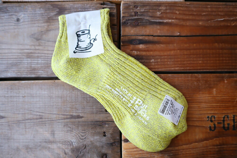 Put on socks(プットオンソックス)"Smoothie"スムージー シルクリネン アンクルソックス(7 COLOR)【2025年春夏新作☆数量限定生産!】【絹43%麻51% 吸放湿性 冷えとり】【日本製】