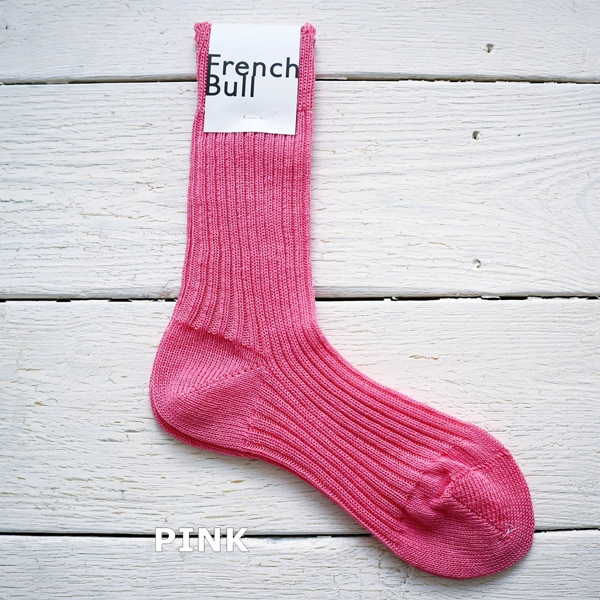 French Bull(フレンチブル)No.11-24122 ルナソックス(6色)【2024年春夏新作☆数量限定生産!】【リネン糸82% 程良い伸縮性 シンプル 日本製】