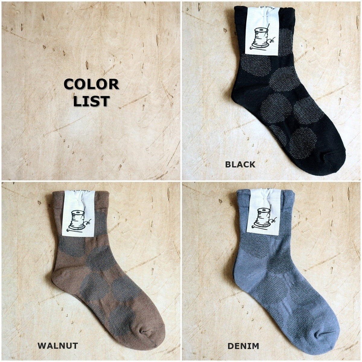 Put on socks(プットオンソックス)"mare 2nd"マール コットンリネンソックス(7 COLOR)【綿麻 波のようなギザギザ柄ドット ジャガード編み 素足より快適 クーラー冷房対策 ルームソックス 締め付けすぎない 冷えとり】【日本製/MADE IN JAPAN】