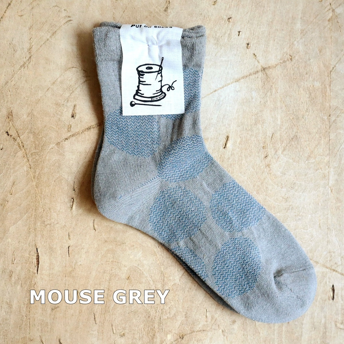 Put on socks(プットオンソックス)"mare 2nd"マール コットンリネンソックス(7 COLOR)【綿麻 波のようなギザギザ柄ドット ジャガード編み 素足より快適 クーラー冷房対策 ルームソックス 締め付けすぎない 冷えとり】【日本製/MADE IN JAPAN】