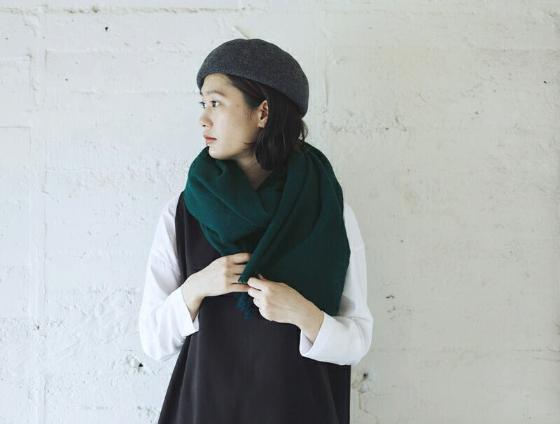 French Bull(フレンチブル)No.17-02202 ナイトスカイストール(3色)【2020年秋冬☆数量限定生産!送料無料!】【無地 ショール 羽織 防寒 冷えとり 冷房対策】【ウール100% 日本製】