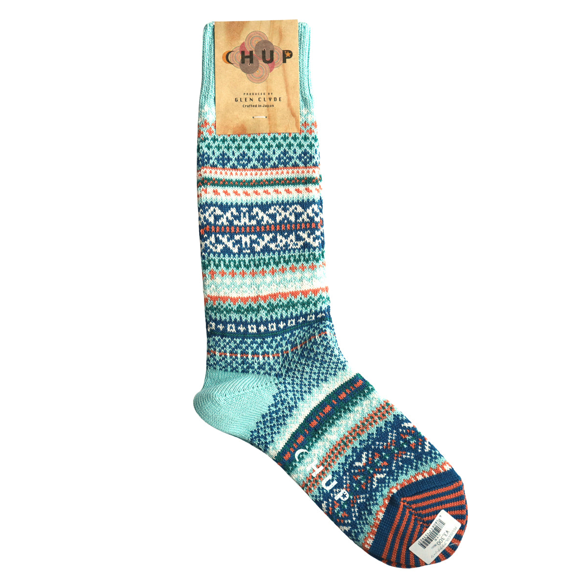 CHUP(チュプ) "PEILI(ペイリ)" ソックス(3色×2サイズ) 2026年春夏 数量限定生産 日本製 再入荷無し 丈夫 適度な厚み オーガニックコットン 中厚ソックス フェアアイル柄 ノルディック柄 ナバホ柄【追跡メール便送料無料】