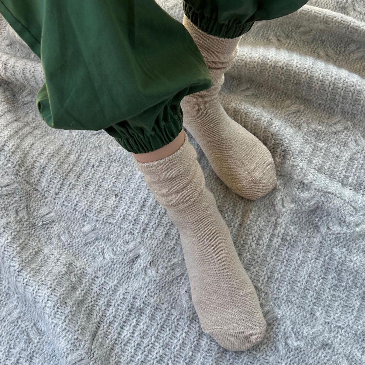 Put on socks(プットオンソックス)"Airy winter"エアリーウィンター シルクウールソックス(7 COLOR)【吸放湿性 メリノウール 防縮ウール 温活 冷えとり】【日本製】