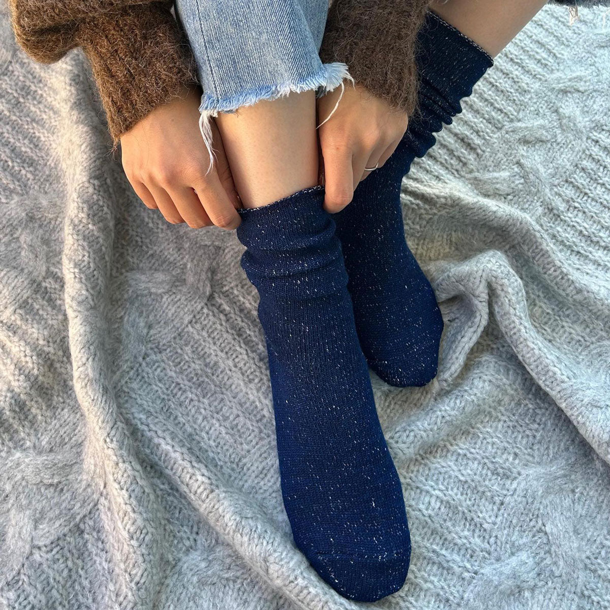 Put on socks(プットオンソックス)"Airy winter"エアリーウィンター シルクウールソックス(7 COLOR)【吸放湿性 メリノウール 防縮ウール 温活 冷えとり】【日本製】