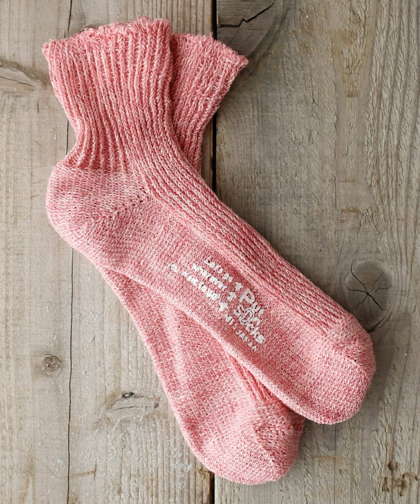 Put on socks(プットオンソックス)"Sea glass"シーグラス リネンソックス(12 COLOR)【2025年春夏新作☆数量限定生産!】【麻 リネン混紡率 94% 足底部分を裏編み 冷えとり】【日本製】