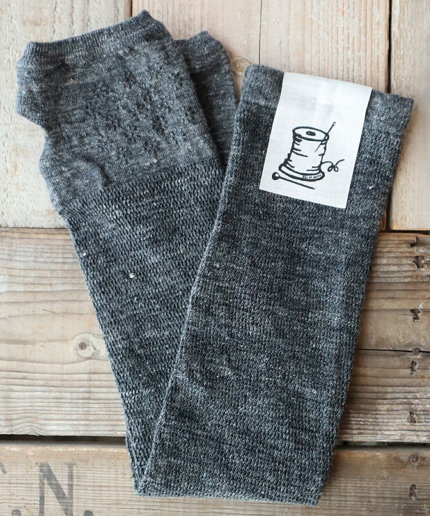 Put on socks(プットオンソックス)"Shade"シェード リネンアームカバー(9 COLOR)【2025年春夏新作☆数量限定生産!】【リネン混紡率 79% 冷房対策 放湿・抗菌】【日本製】