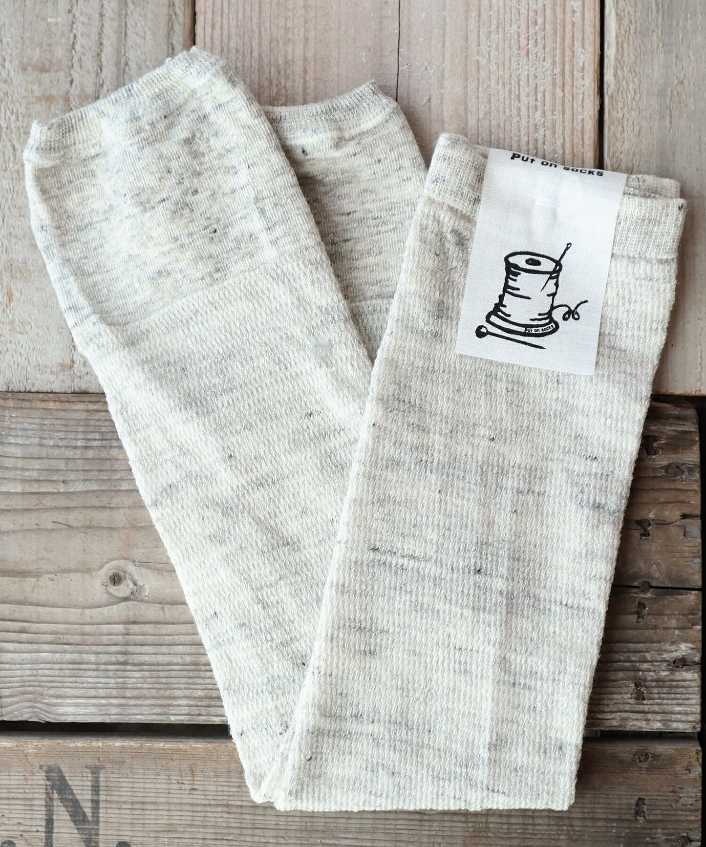 Put on socks(プットオンソックス)"Shade"シェード リネンアームカバー(9 COLOR)【2025年春夏新作☆数量限定生産!】【リネン混紡率 79% 冷房対策 放湿・抗菌】【日本製】
