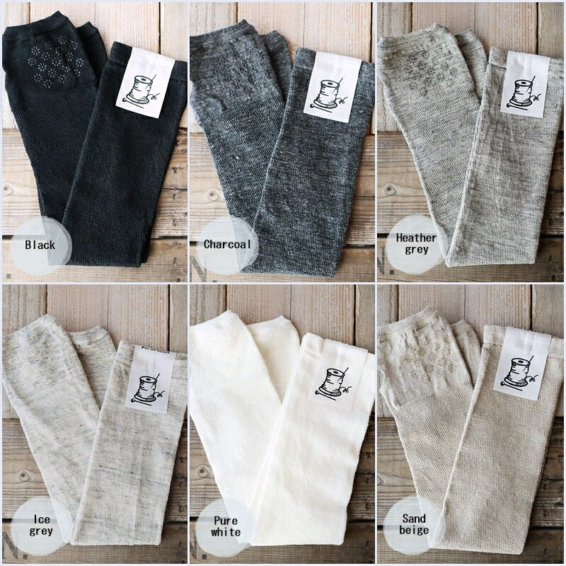 Put on socks(プットオンソックス)"Shade"シェード リネンアームカバー(9 COLOR)【2025年春夏新作☆数量限定生産!】【リネン混紡率 79% 冷房対策 放湿・抗菌】【日本製】