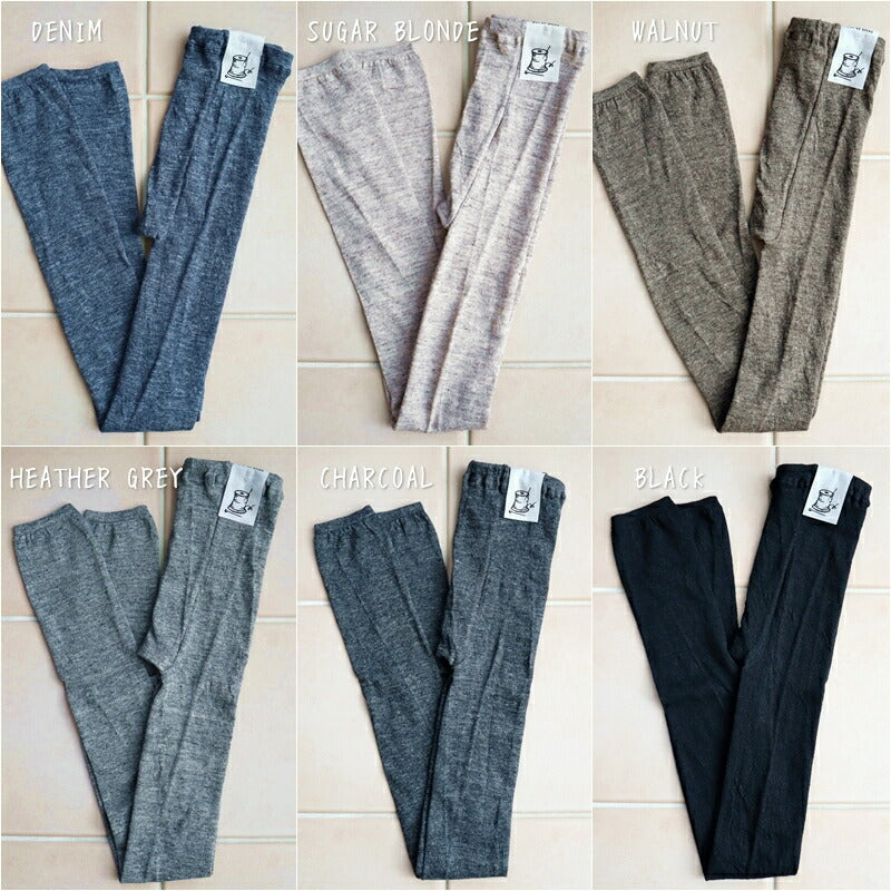Put on socks(プットオンソックス)"Sieve"シーヴ リネンレギンス(6 COLOR)【メランジ杢 リネン麻 重ね履き あったか 無地 防寒 冷房対策 汗取り 冷えとり】【日本製】