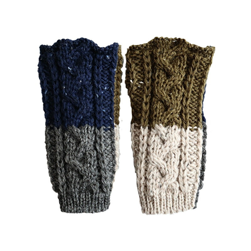 HIGHLAND 2000(ハイランド2000) BW016 4 COLOR BLOCK & 3 COLOR BLOCK & SOLID MITTEN ミトン(3Pattern 11 color)【MADE IN ENGLAND】【男女兼用】【スマホ対応 手洗いOK 正規品】