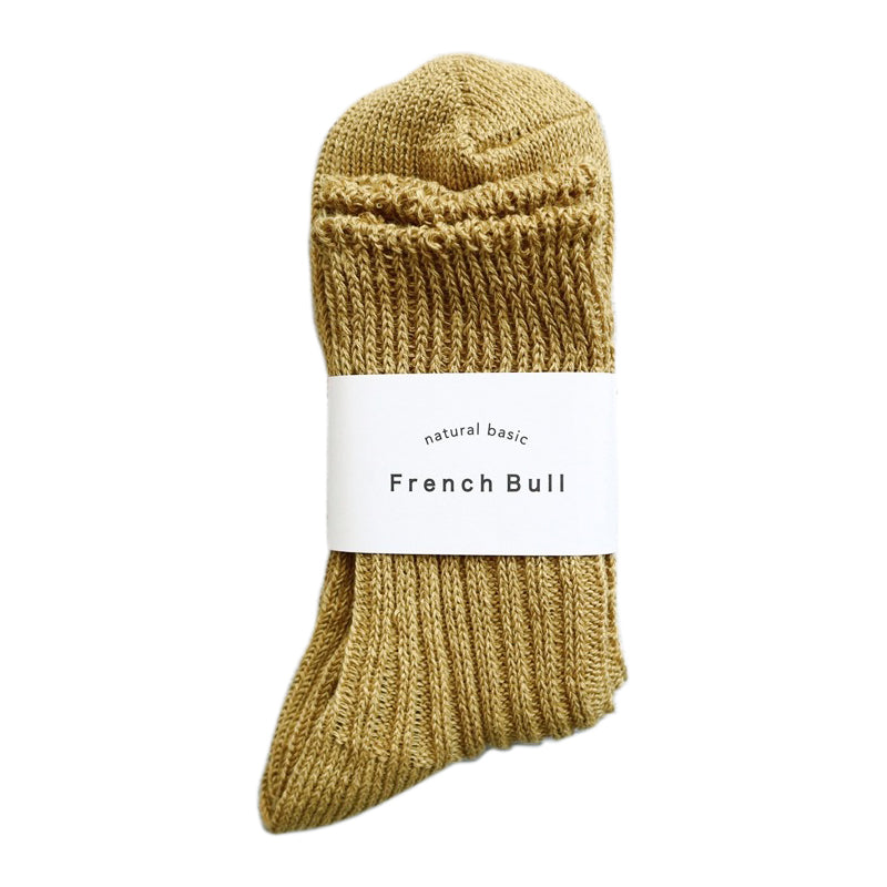French Bull(フレンチブル)No.01-0151 サニーソックス(11色)【リネン麻 ショート丈 カラーバリエ 冷えとり】