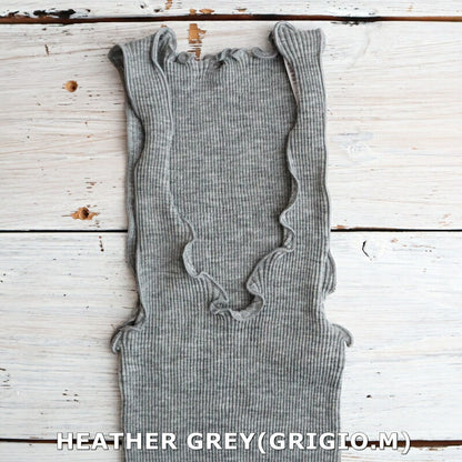 MAGLIFICIO MARE(マグリフィシオ マーレ) EGi エギウールシルク リブ タンクトップ 1492(4色)【WOOL SILK ストレッチインナー レディース 継ぎ目がない丸胴編み 高品質 正規品】