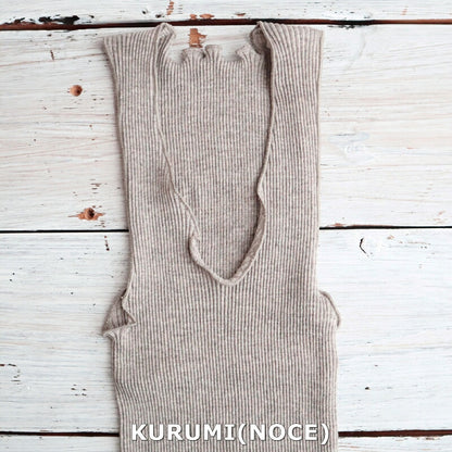 MAGLIFICIO MARE(マグリフィシオ マーレ) EGi エギウールシルク リブ タンクトップ 1492(4色)【WOOL SILK ストレッチインナー レディース 継ぎ目がない丸胴編み 高品質 正規品】