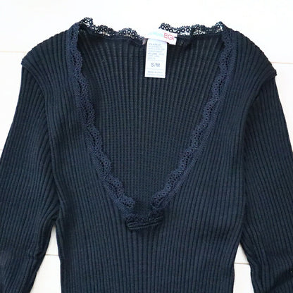 MAGLIFICIO MARE(マグリフィシオ マーレ) EGi エギマイクロウール リブ ロングスリーブ 307(4色)【MICRO WOOL ストレッチインナー レディース 継ぎ目がない丸胴編み 高品質 正規品】