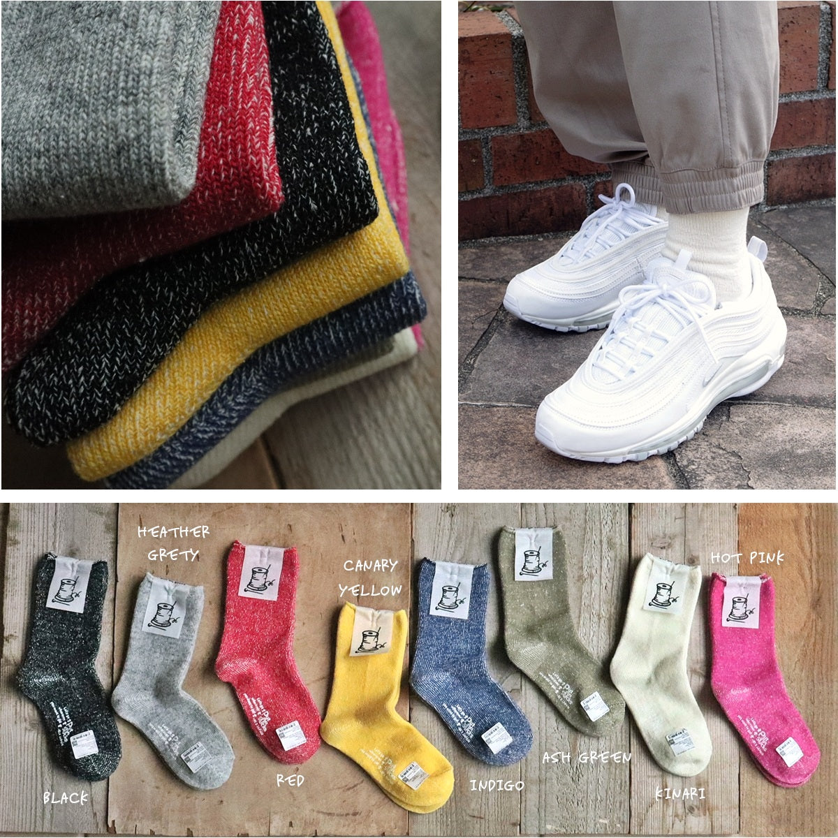 Put on socks(プットオンソックス)"Airy"エアリー シルクコットンソックス(8 COLOR)【内側にノイシルク 吸放湿性 オールシーズン快適 天然素材 程よい厚み 冷えとり MADE IN JAPAN】