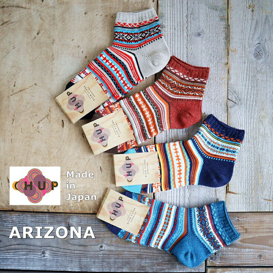 CHUP(チュプ)"ARIZONA(アリゾナ)"ショートソックス(4色)【2024年春夏☆数量限定生産】【日本製】【再入荷無し アンクル 丈夫 フェアアイル・ノルディック柄 2サイズ展開 海外人気】